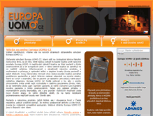 Tablet Screenshot of europauomo.cz